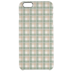 Tartan Clear iPhone 6 Plus Case
