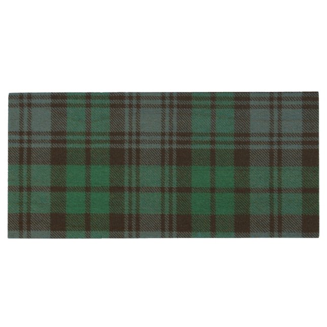 Tartan USB Wooden Flash Drive (Back)