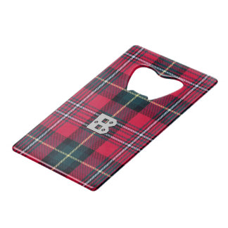 Tartan w/out your Initial(s) Credit Card Bottle Opener