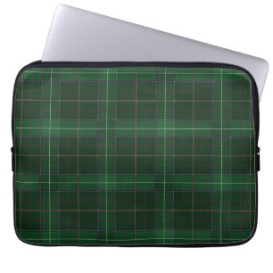 Tartan Walsh Green Pattern Checkered Laptop Sleeve