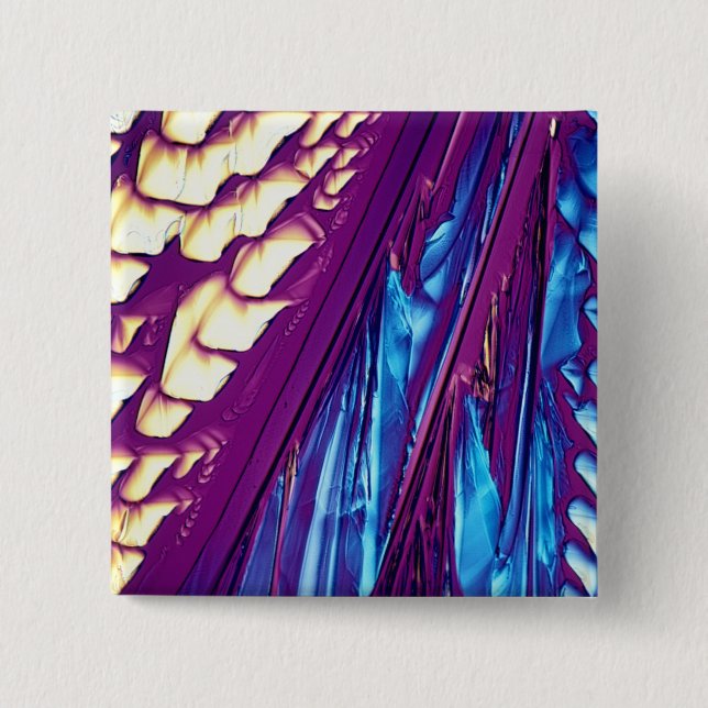 Tartaric Acid Crystals Button (Front)