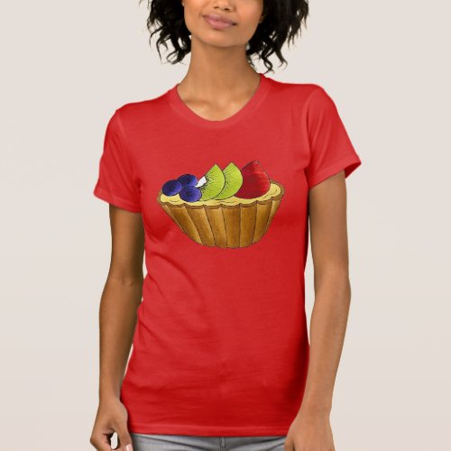 Tarte aux Fruits Fruit Tart French Pastry Chef T_Shirt