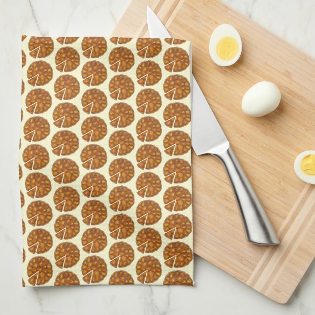 Tarte Tatin French Apple Fruit Tart Pie Pastry Kitchen Towel (Quarter Fold)