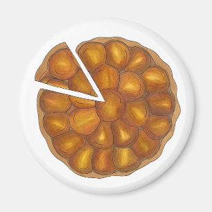 Tarte Tatin French Apple Fruit Tart Pie Pastry Magnet