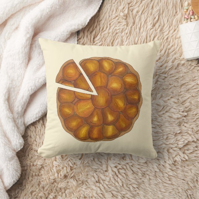Tarte Tatin French Apple Fruit Tart Pie Pastry Throw Pillow (Blanket)