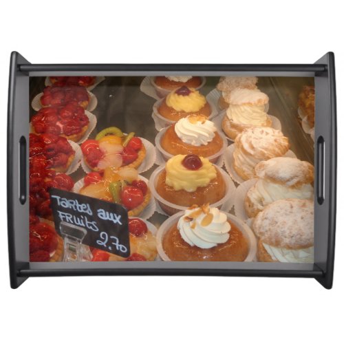 Tartes aux fruits  _  French Pastry    Serving Tray