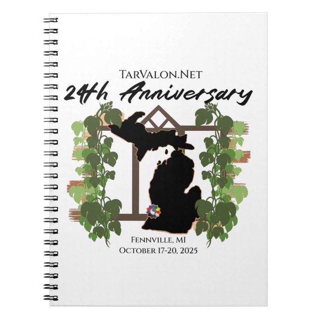 TarValon.Net 24th Anniversary Notebook (Front)