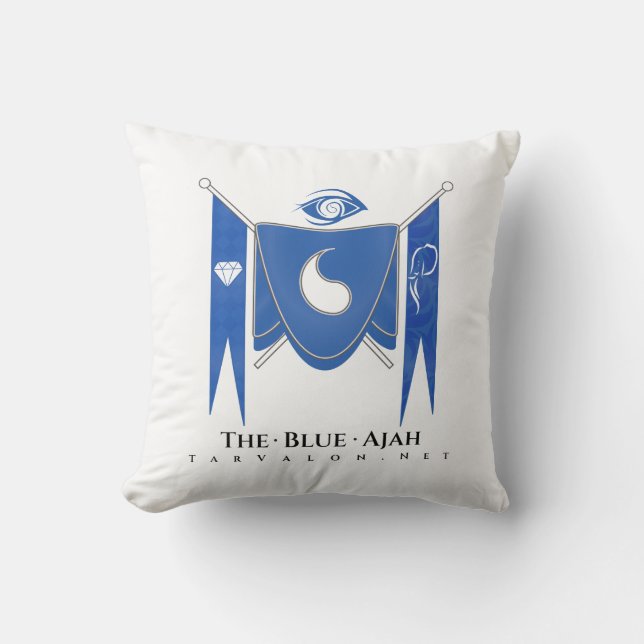 TarValon.Net Blue Banner Regalia Pillow (Front)