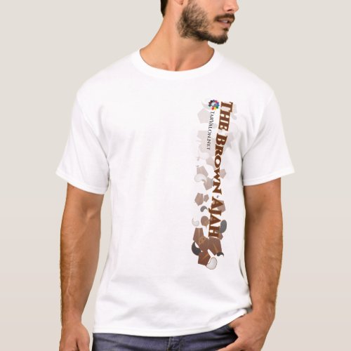 TarValonNet Brown Scattered Pennants T_shirt