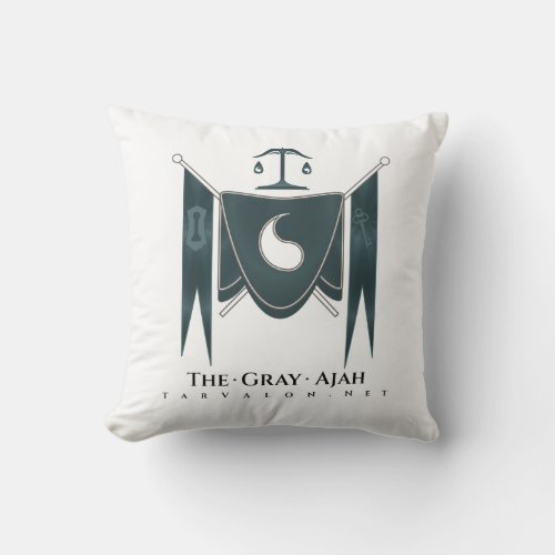 TarValonNet Gray Banner Regalia Pillow