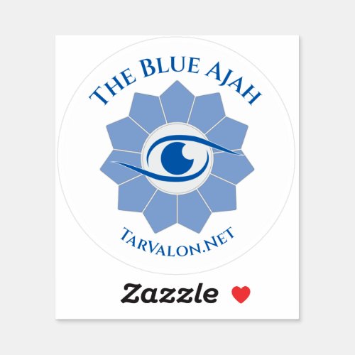 TarValonNet Simplified Blue Vinyl Sticker