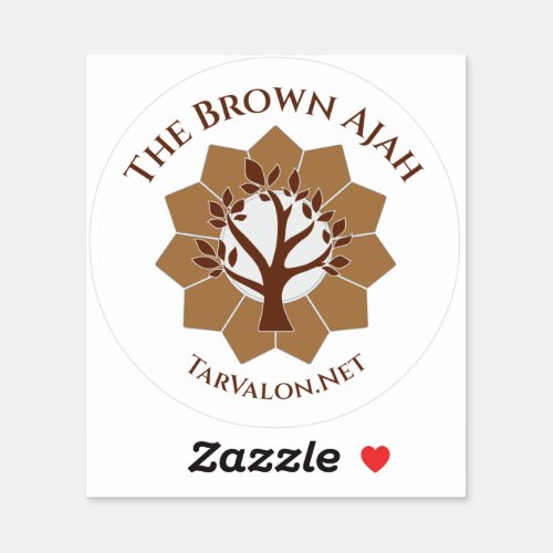 TarValonNet Simplified Brown Vinyl Sticker