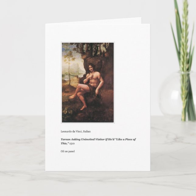 TARZAN GRADUATION CARD (Front)