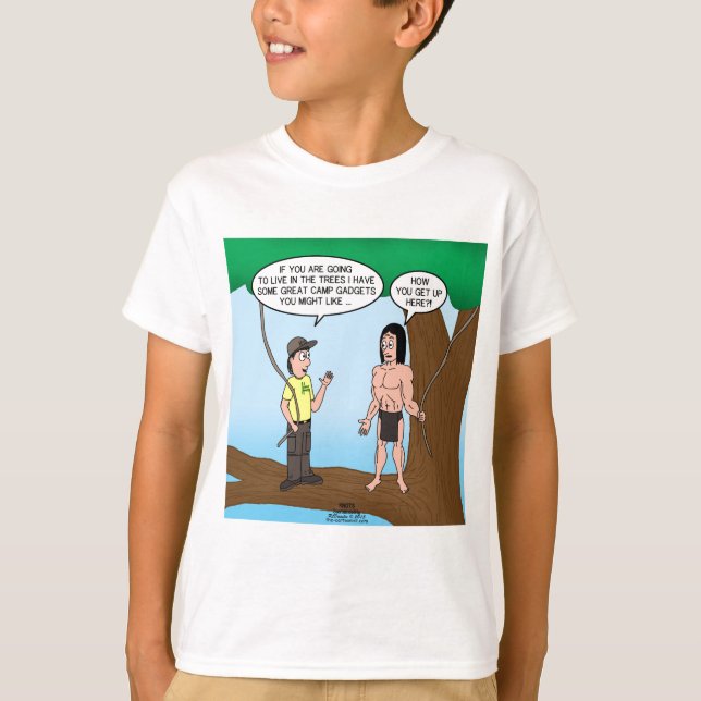 Tarzan Learns about Camp Gadgets T-Shirt (Front)