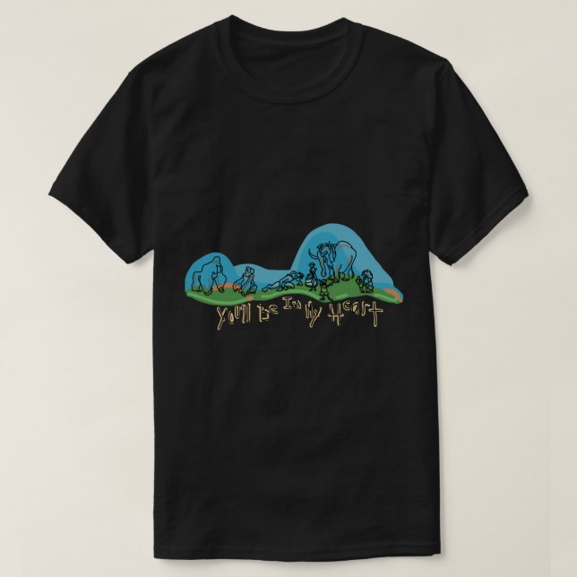 Tarzan You&x27;ll Be In My Heart QuoteSong Classic T-Shirt (Design Front)