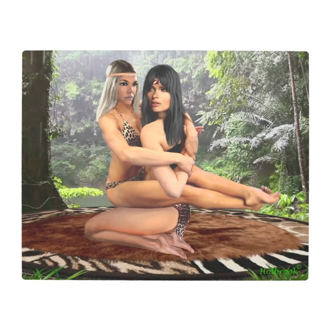 TARZANA SCISSORS LUANA #3 METAL PRINT (Front)