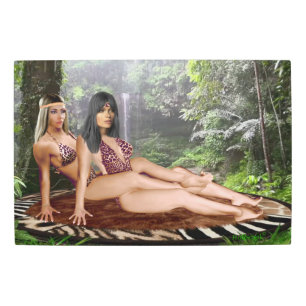 TARZANA SCISSORS LUANA #4 METAL PRINT