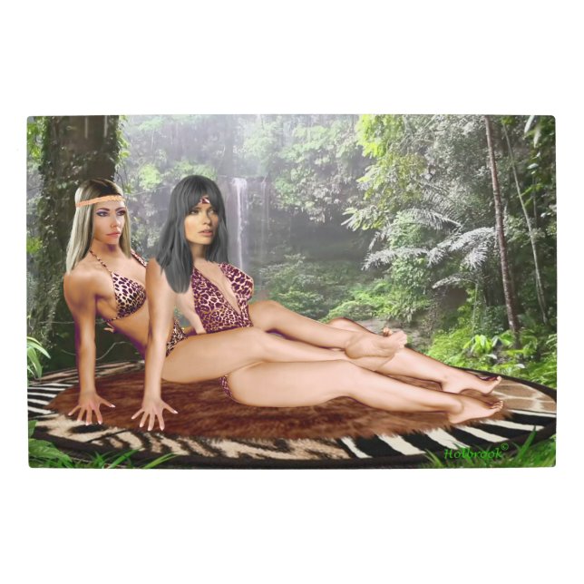 TARZANA SCISSORS LUANA #4 METAL PRINT (Front)