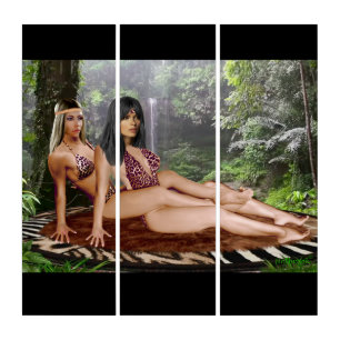 TARZANA SCISSORS LUANA #4 TRIPTYCH