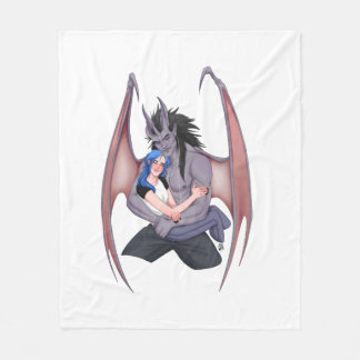 Tas and Juniper Snuggle Portrait Fleece Blanket