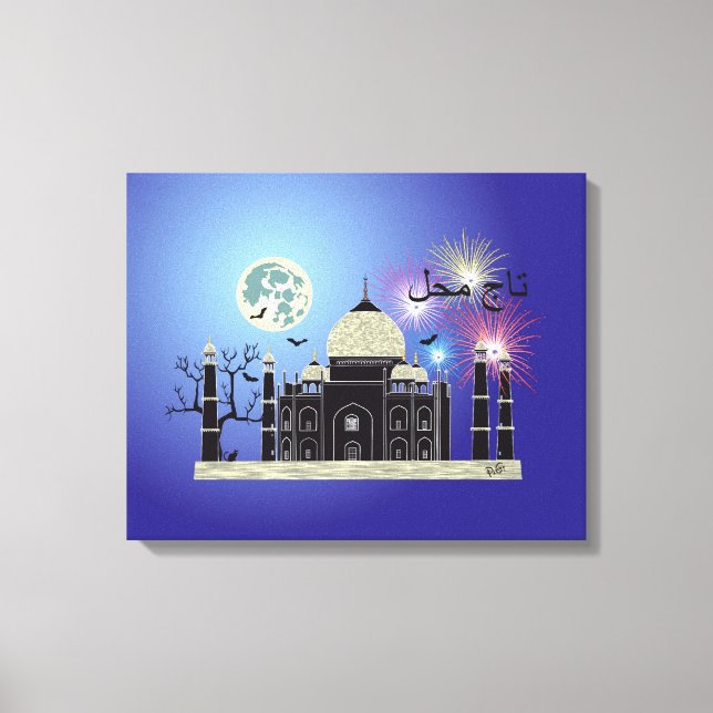 Tasch Mahal India Pressure on Keillon 2 Canvas Print (Front)