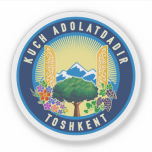 Tashkent city seal, Uzbekistan Sticker