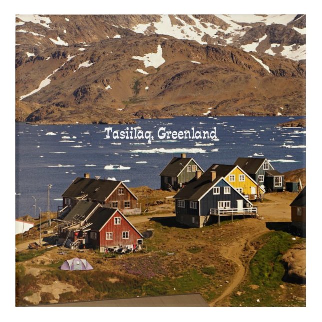 Tasiilaq, Greenland Acrylic Print (Front)