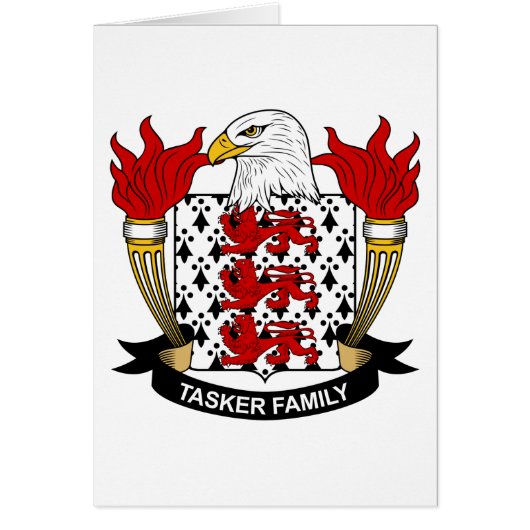 Tasker Family Crest Cards (Front)