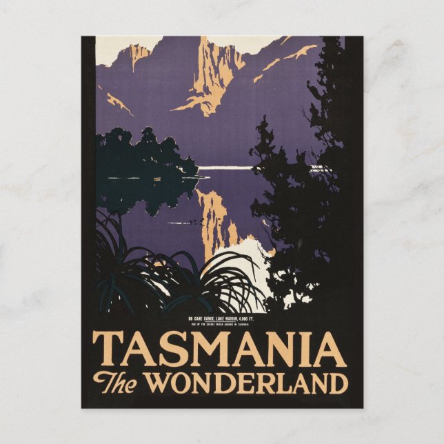 Tasmania, Australia,  Postcard (Front)