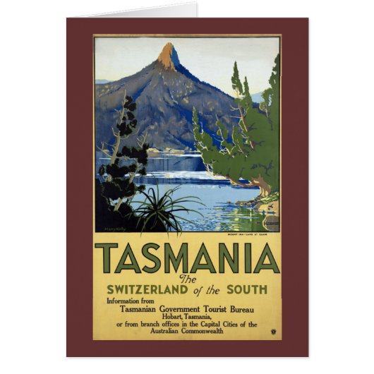 Tasmania Cards (Front)