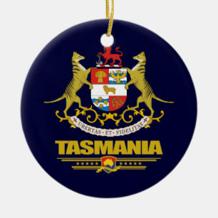 Tasmania COA Ceramic Ornament
