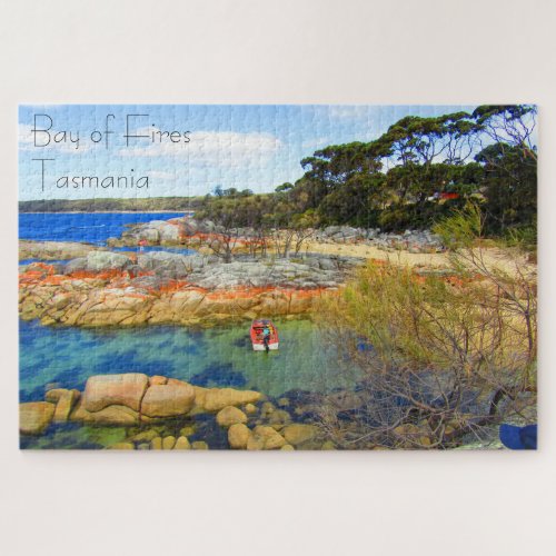 tasmania fire bay jigsaw puzzle