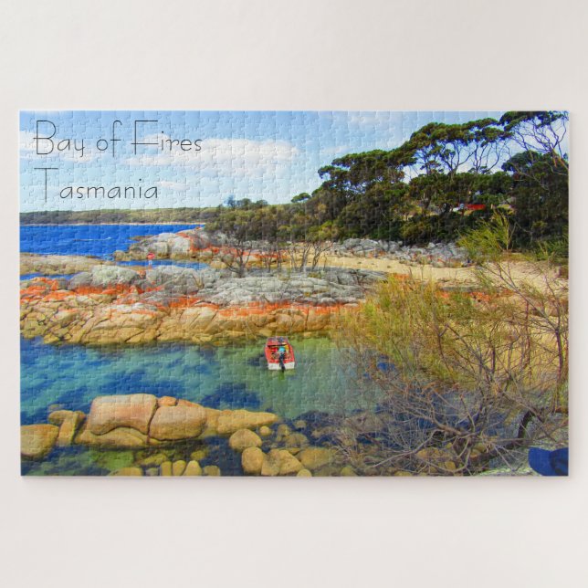 tasmania fire bay jigsaw puzzle (Horizontal)