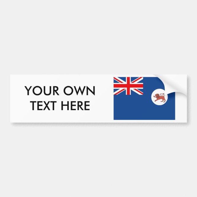 Tasmania Flag Bumper Sticker (Front)