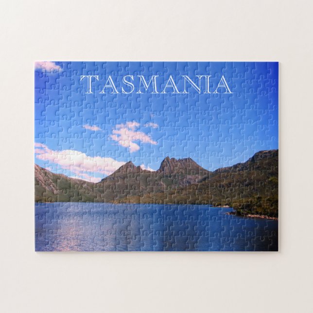tasmania lake dove jigsaw puzzle (Horizontal)