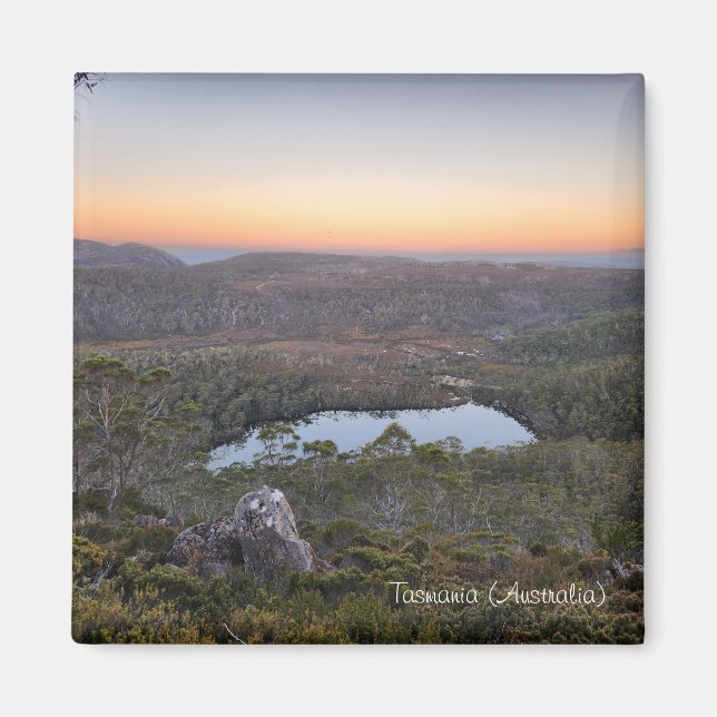 Tasmania Tarn Shelf Magnet (Australian Wilderness) (Front)