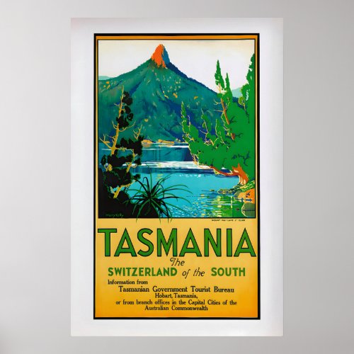 Tasmania, the Switzerland of the South by Harry Poster
