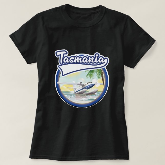 Tasmania travel logo T-Shirt (Design Front)
