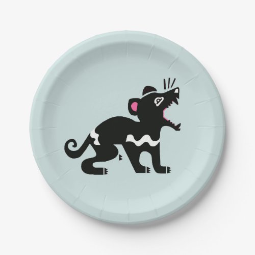 Tasmanian DEVIl _ Australia _ Aqua Party Paper Plates