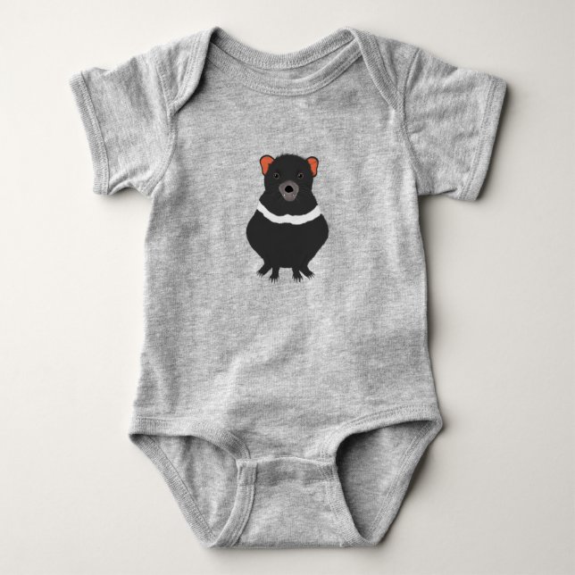 Tasmanian Devil Baby Bodysuit (Front)