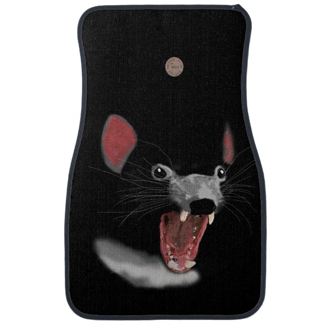 Tasmanian Devil  by Chrissy Wild Car Floor Mat (Front)