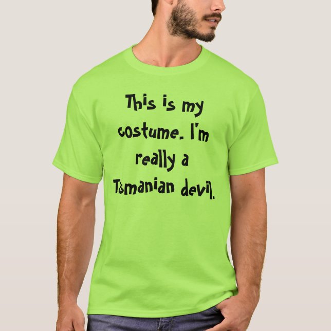 Tasmanian Devil Costume T-Shirt (Front)