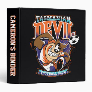 Tasmanian Devil Football Club Badge 3 Ring Binder