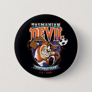 Tasmanian Devil Football Club Badge Button