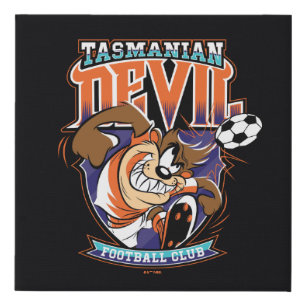 Tasmanian Devil Football Club Badge Faux Canvas Print