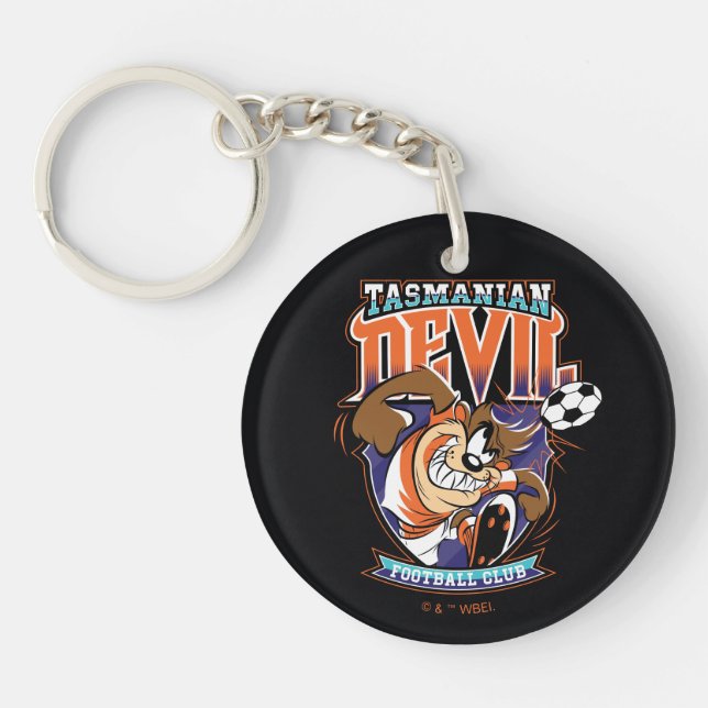 Tasmanian Devil Football Club Badge Keychain (Front)