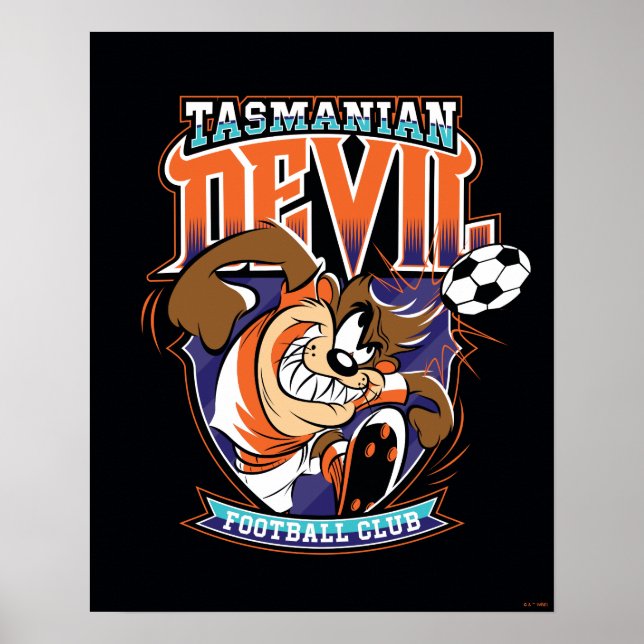Tasmanian Devil Football Club Badge Poster (Front)