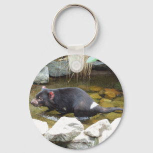 Tasmanian Devil Key Ring