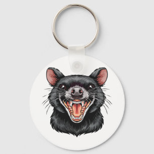 Tasmanian devil keychain