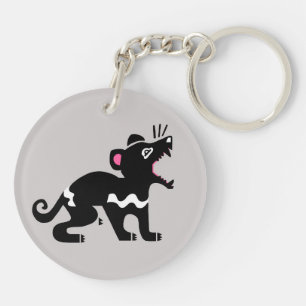 Tasmanian DEVIL - Wildlife - Marsupial - Nature Keychain